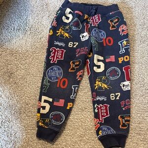 Polo by Ralph Lauren Kids Navy Collegiate Graphic Sweatpants